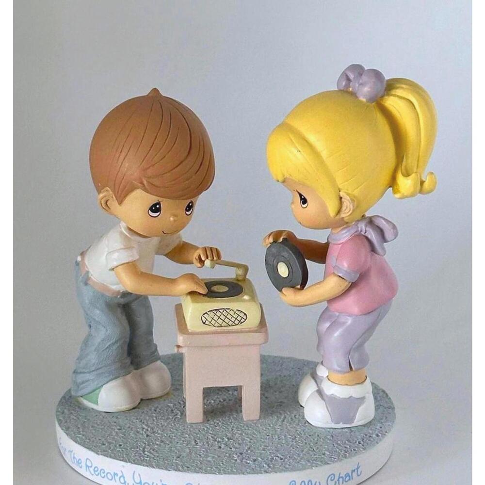 Precious Moments Kids Playing Records